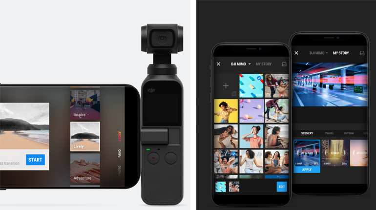 DJI Mimo and Osmo Pocket