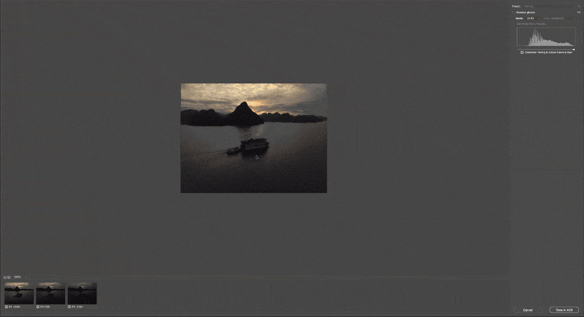 DJI GO 4 Auto Exposure Bracketing